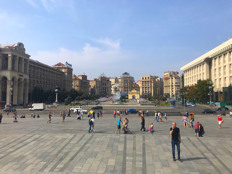 Majdan Platz in Kiew