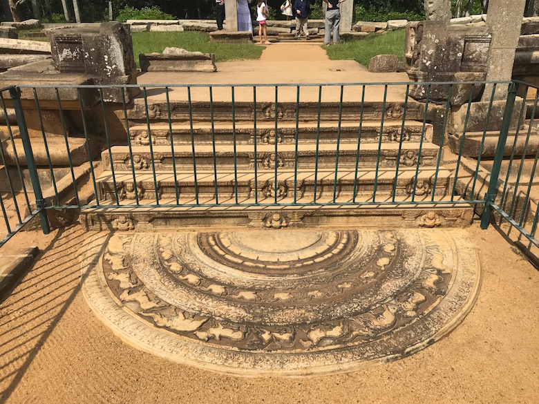 Mondstein Anuradhapura Sri Lanka