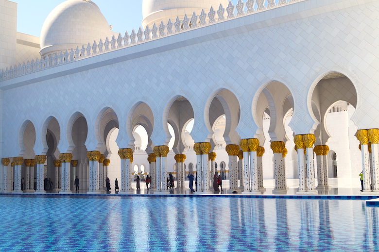 Scheich-Zayid-Moschee Ein Tag Abu Dhabi Stadtrundgang